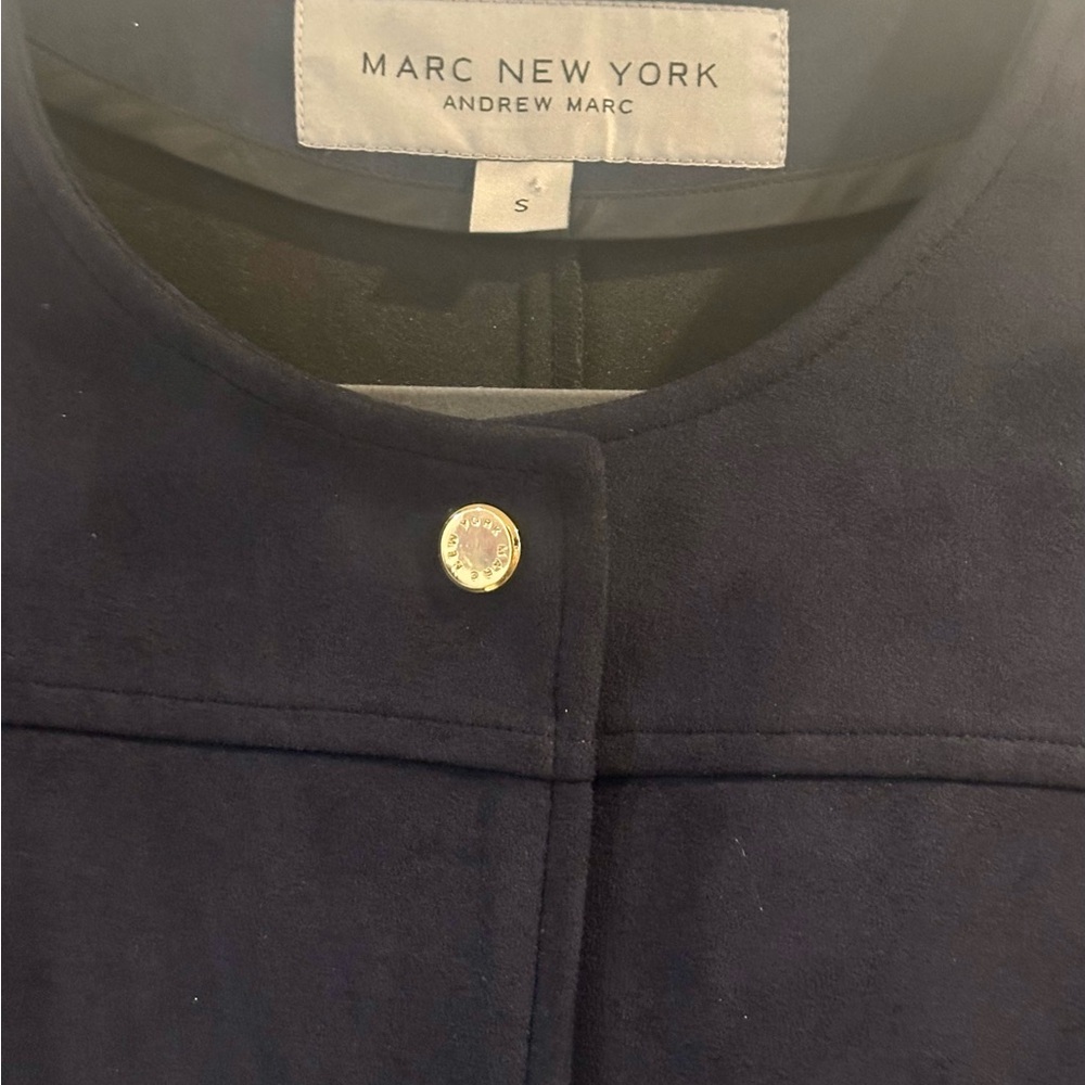 Marc New York Blue Suede Blazer/Jacket